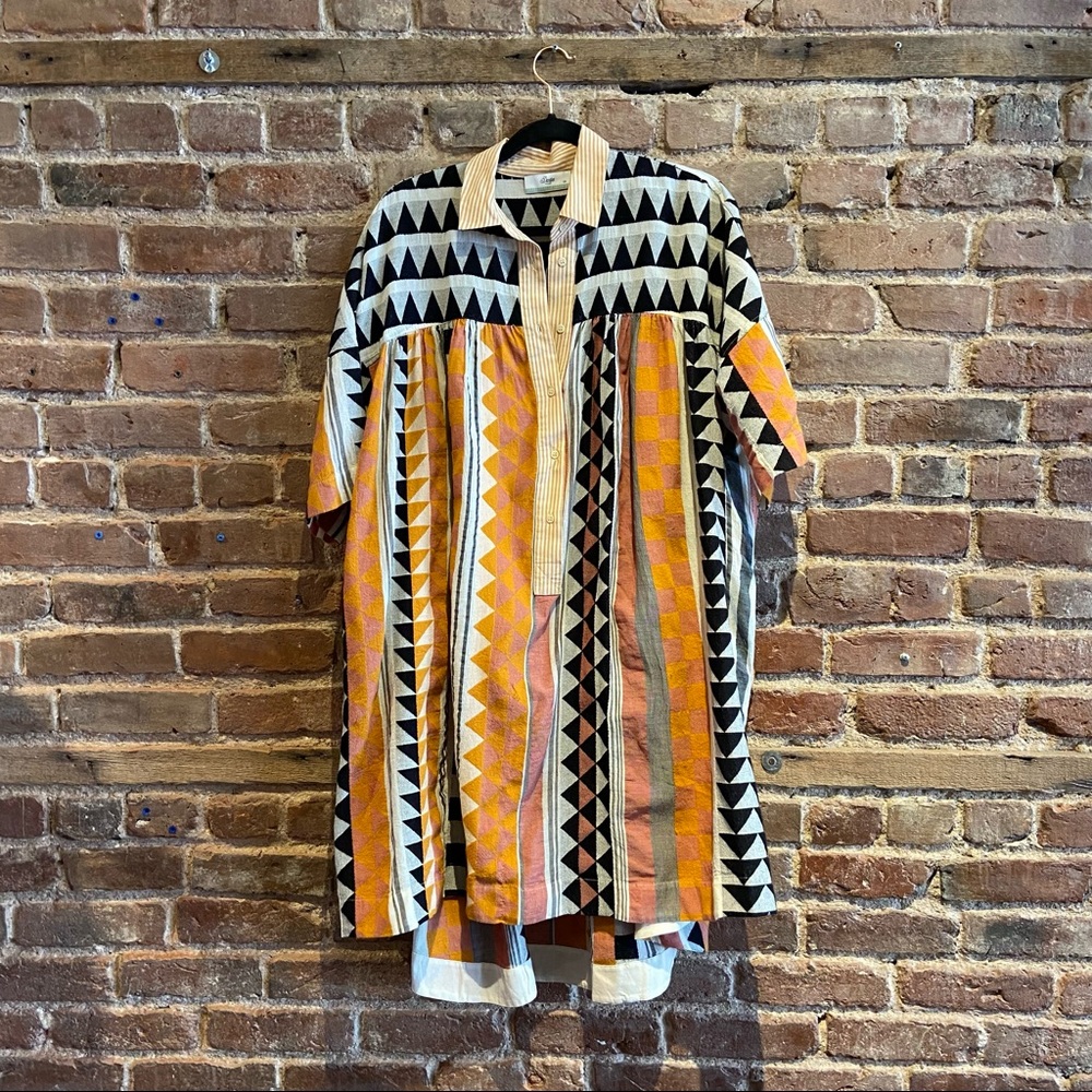 Beautiful multi- warm colored dress